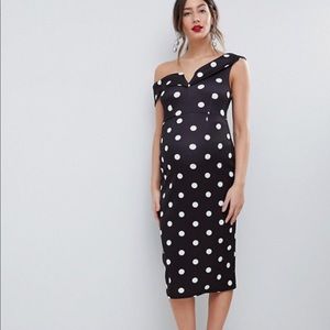 Maternity midi dress